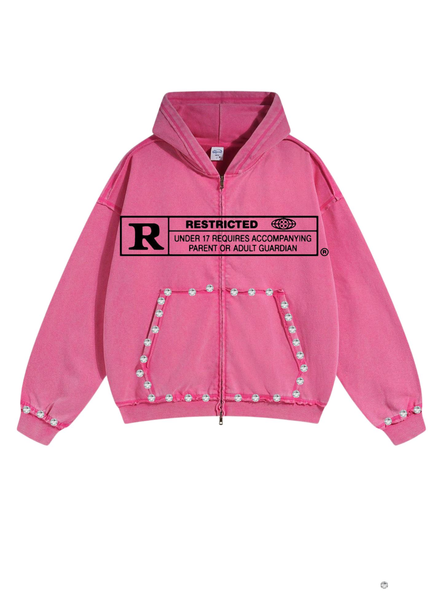 Restricted zip up