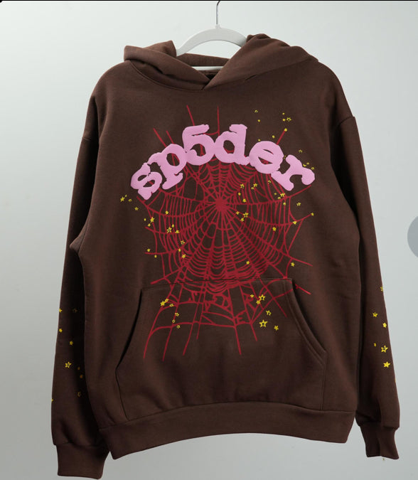Brown spider hoodie