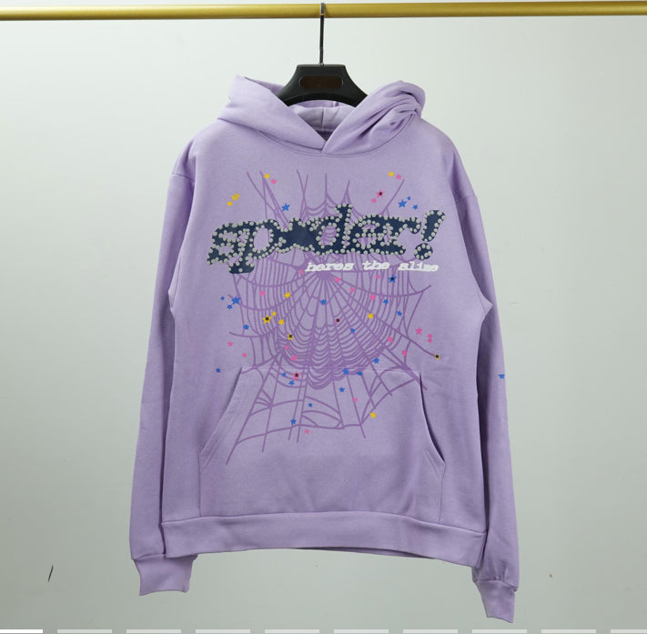 Purple spider hoodie